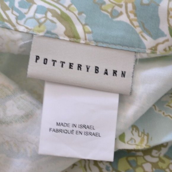 Pottery Barn Bedding Pottery Barn Caesarea Paisley Blue Green Euro